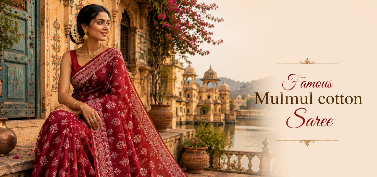 Mulmul Cotton Saree Collection