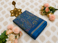 Elegant Blue Paisley&nbsp; Saree