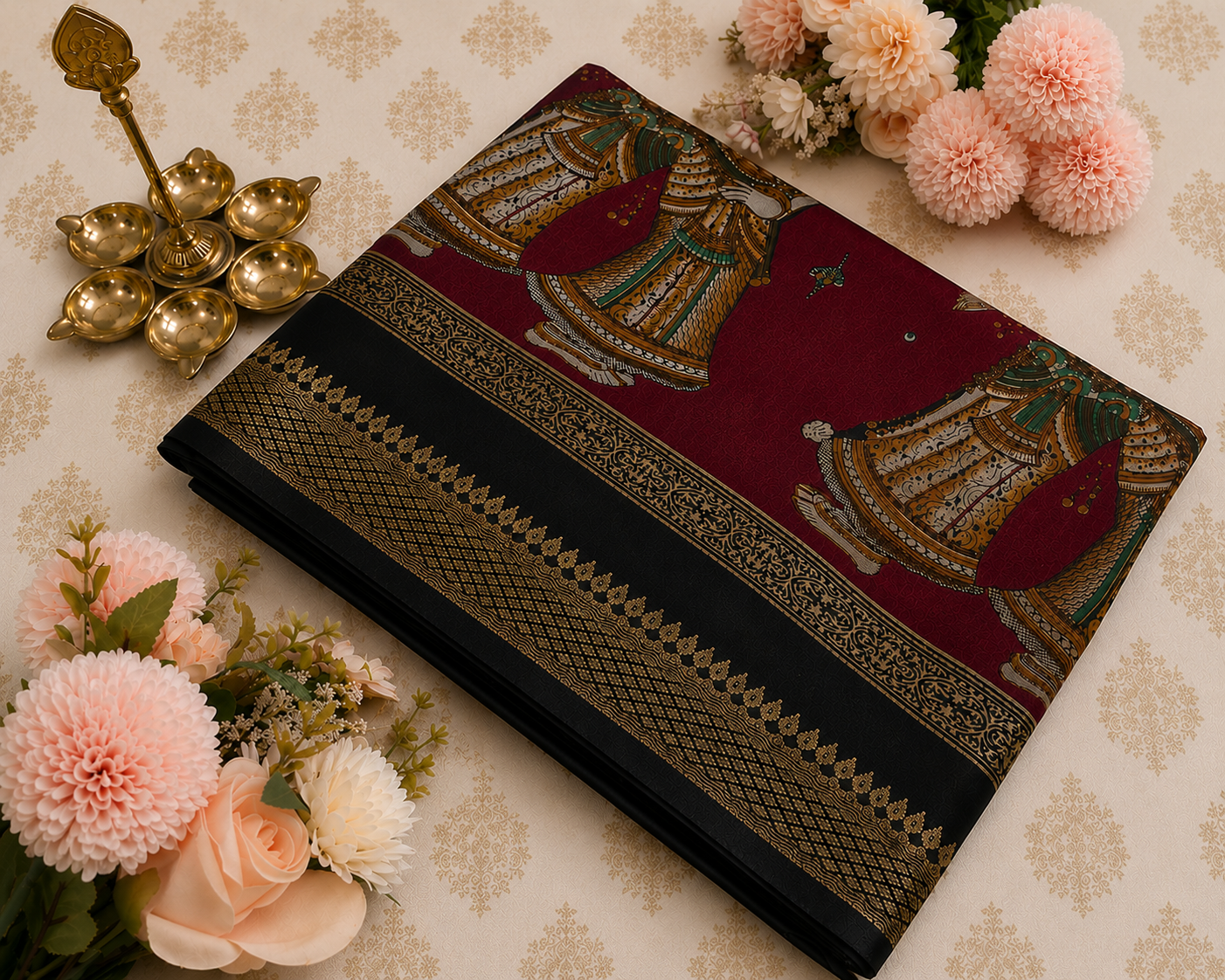 Maroon Heritage Kalamkari