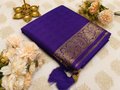 Royal Purple Chiffon saree